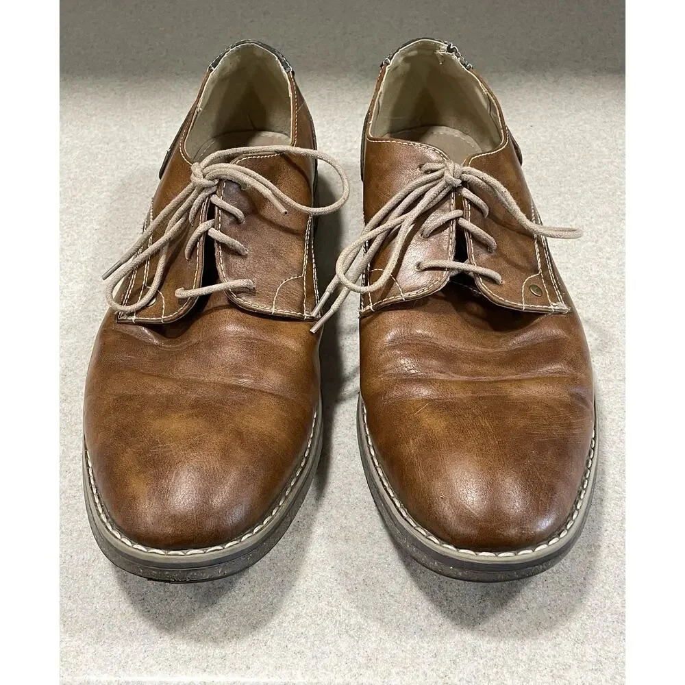 Varese NICK Men’s Size 12 Lace Up Plain Toe Oxford Dress Shoes Formal, Office